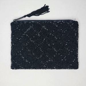 Lancome Handmade Beaded Clutch